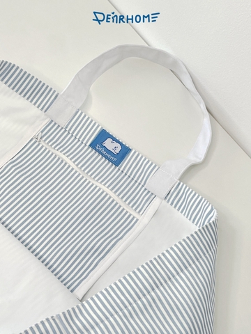 BIU TOTE BAG- STRIPE