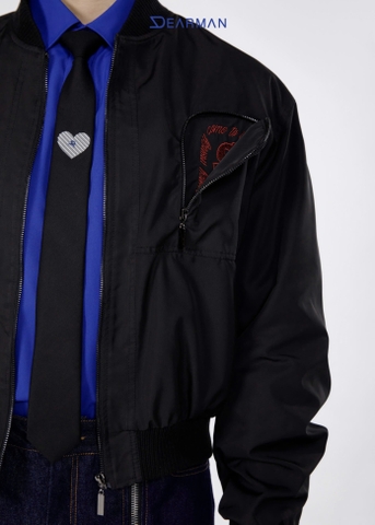 MANI BOMBER- BLACK