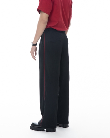 RED LINE TROUSER- BLACK