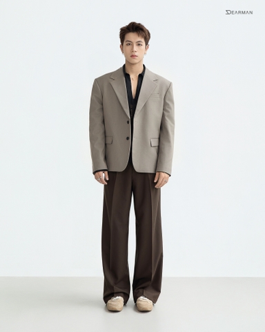 FIN BLAZER- BROWN