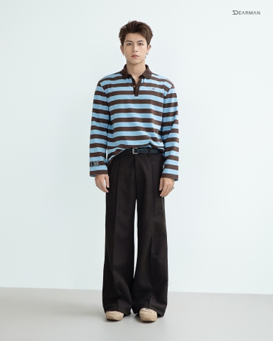 MANSION POLO- BROWN STRIPES