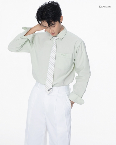 HORIZON TIE- WHITE STRIPE