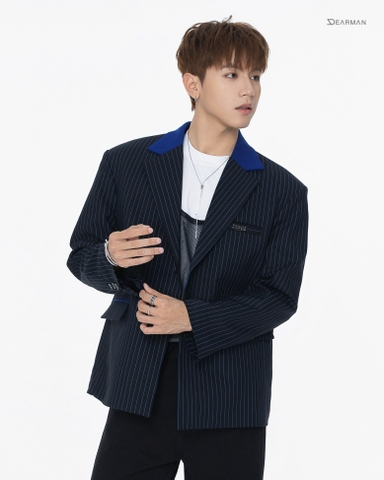 MINO BLAZER- BLUE STRIPE