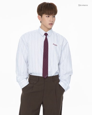 HORIZON TIE- RED STRIPE