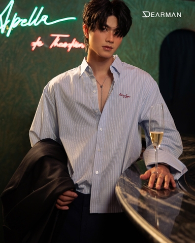 LOVER SHIRT- BLUE STRIPE