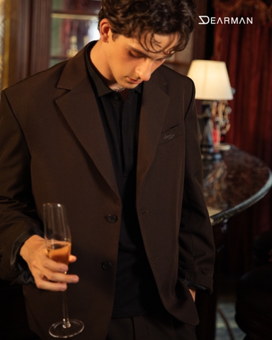 HARU BLAZER- BROWN