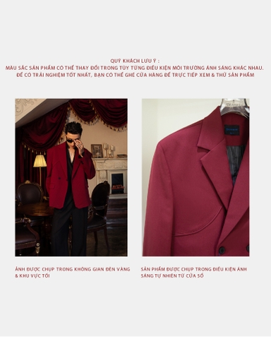 DORIS BLAZER- RED