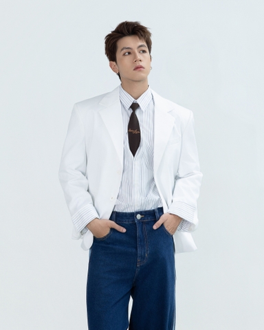 HARU BLAZER- WHITE
