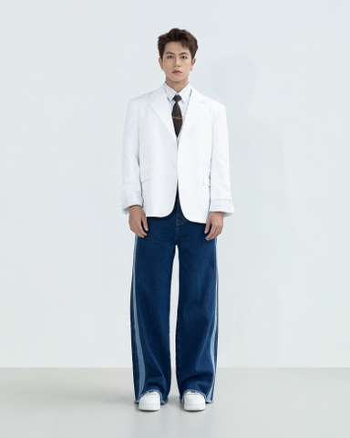 HARU BLAZER- WHITE