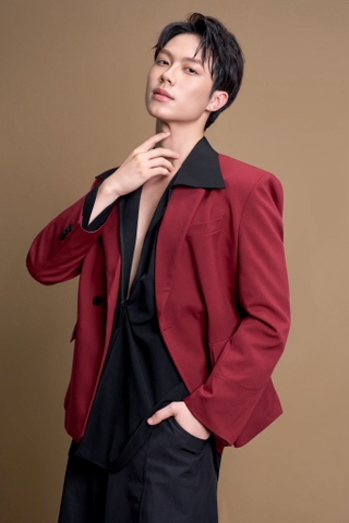 DORIS BLAZER- RED