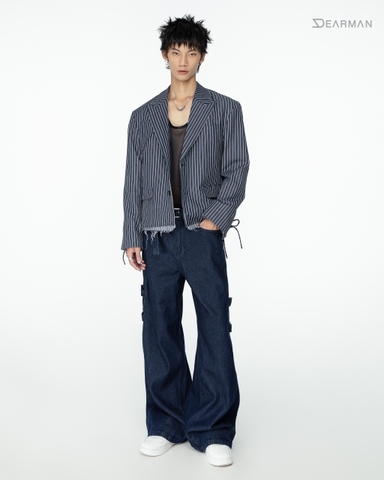 MORGAN BLAZER-STRIPES