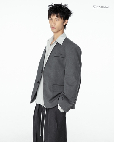 GINO BLAZER- GREY