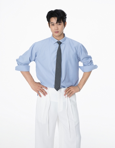 ROBBY SHIRT- BLUE GREY