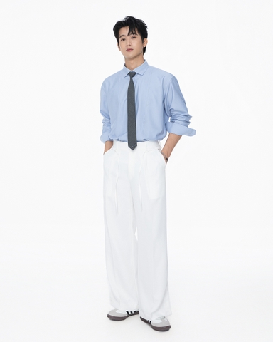 ROBBY SHIRT- BLUE GREY