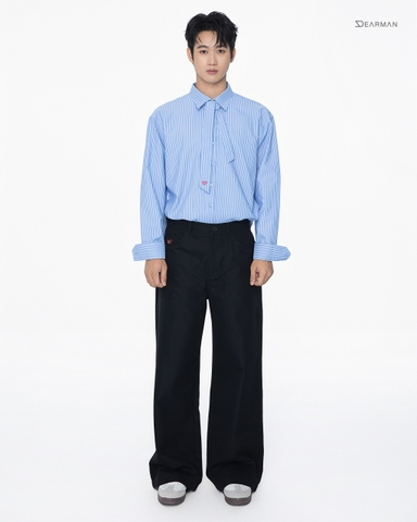 HENRY SHIRT- BLUE STRIPE