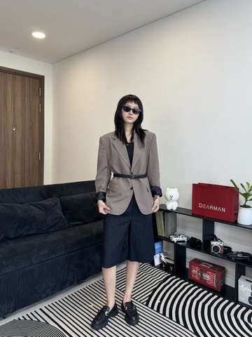 FIN BLAZER- BROWN