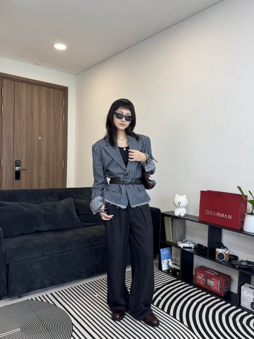 MORGAN BLAZER-STRIPES