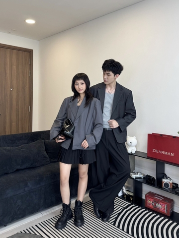 SANRO BLAZER-GREY
