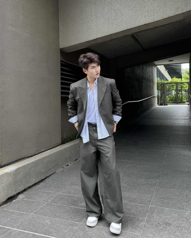 RICKEY BLAZER-SAGE GREEN