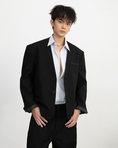 GINO BLAZER-BLACK
