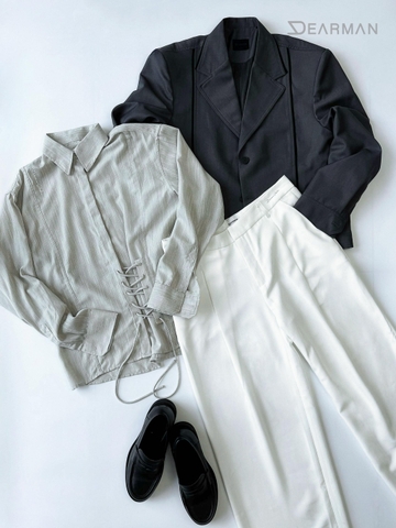 ENZO SHIRT-LIGHT GREY