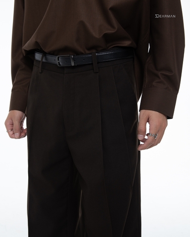 FRANKIE TROUSER- BROWN