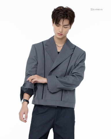 SANRO BLAZER-GREY