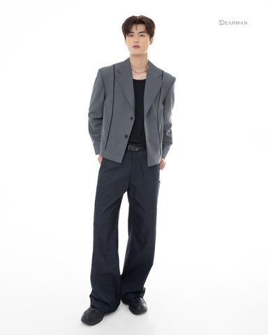SANRO BLAZER-GREY