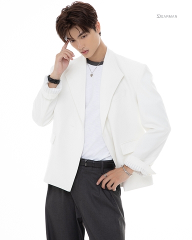 ORIC BLAZER-WHITE
