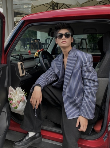 MORGAN BLAZER-STRIPES