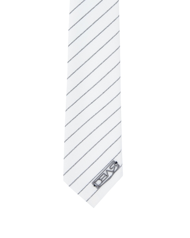HORIZON TIE- WHITE STRIPE