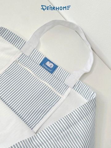 BIU TOTE BAG- STRIPE