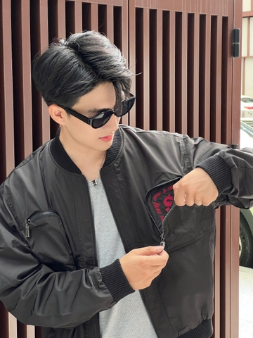 MANI BOMBER- BLACK