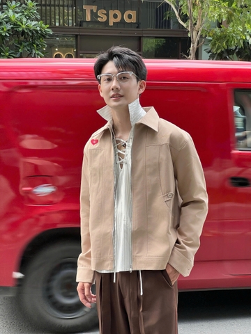 SANTO JACKET- DUSTY PINK