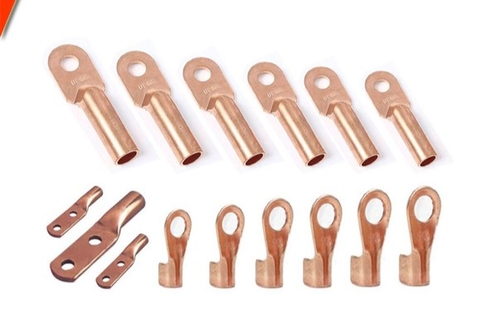 Đầu cos đồng trần nhiều kích cỡ dùng cho dây điện công nghiệp