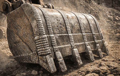 Ứng dụng que hàn Castolin chống mài mòn cho gầu xúc trong ngành khai khoáng