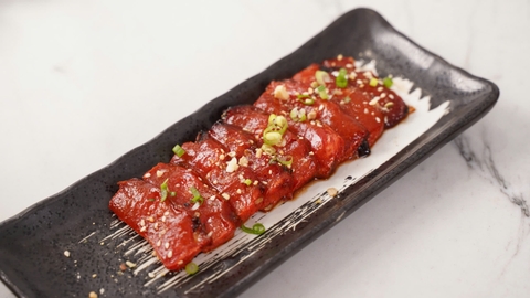 SASHIMI CÁ NGỪ TỪ DƯA HẤU