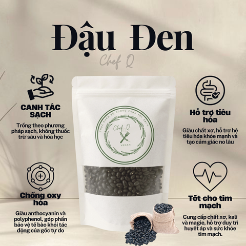 Đậu đen canh tác sạch thuần chủng