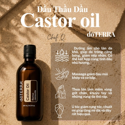 DẦU THẦU DẦU DOTERRA (CASTOR OIL) - 300ML