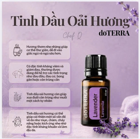 TINH DẦU OẢI HƯƠNG (LAVENDER) - 15ML