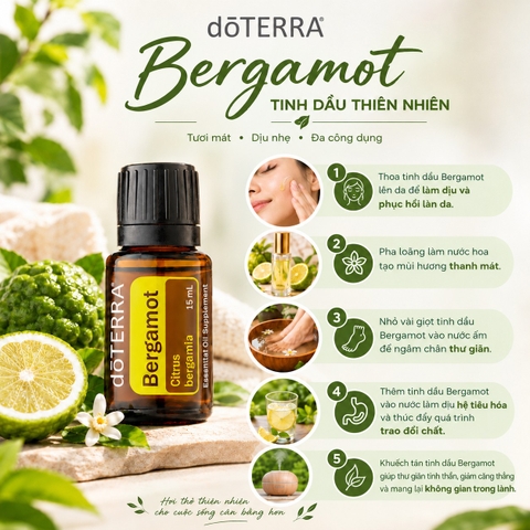 TINH DẦU CAM BERGAMOT DOTERRA 15ML