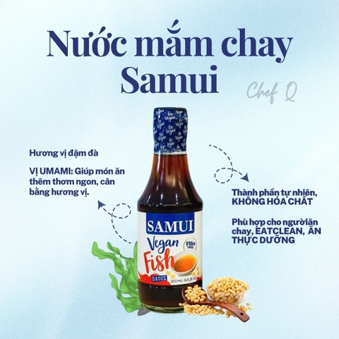 🟤 NƯỚC MẮM CHAY SAMUI 200ML – ĐẬM ĐÀ TỰ NHIÊN, THANH VỊ, DỄ DÙNG