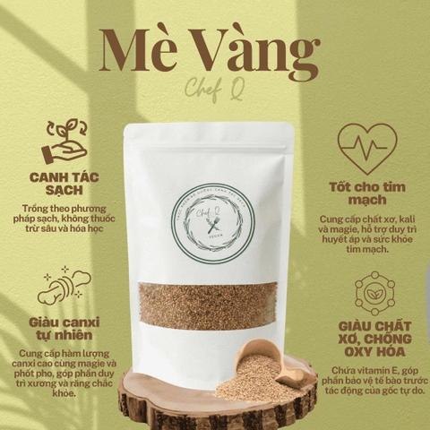 Vừng vàng ( mè vàng) canh tác sạch, chất lượng cao