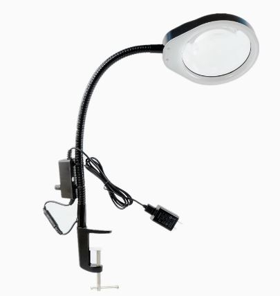 Kính lúp kẹp bàn PD032A soi mạch điện tử.