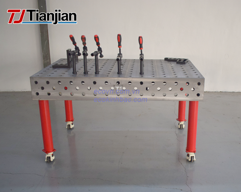 Bàn Gá Hàn Thép 3D D28 3000×2000mm Dùng Trong Cơ Khí Chính Xác