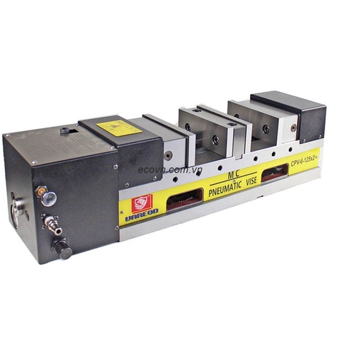 Ê tô khí nén CPV-6-125×2 | Ê tô CNC kẹp đôi lực kẹp 4.000kg
