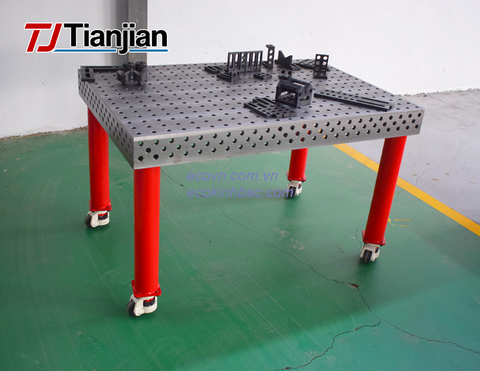 Bàn Gá Hàn Gang 3D D16 1200×1200mm Dùng Trong Cơ Khí Chính Xác