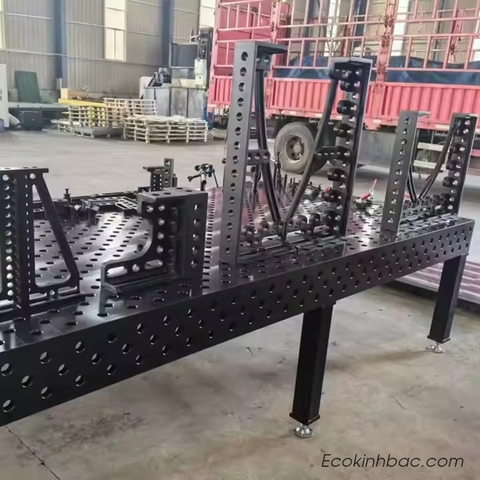 Bàn Gá Hàn Gang 3D D28 3000×1500mm Dùng Trong Cơ Khí Chính Xác