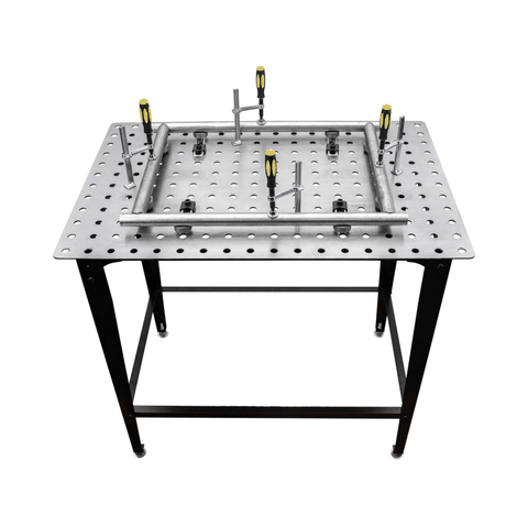 Bàn Hàn Thép 2D D16 Kích Thước 1200×2400 – Giải Pháp Gá Hàn Chuẩn Xưởng Cơ Khí