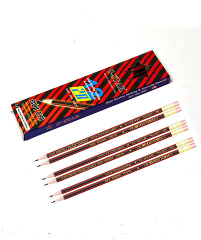 Bút chì đen 027 2B Gstar hộp 12 cây